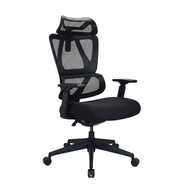 Duo PLUS – Double-Back Ergonomic Chair Black