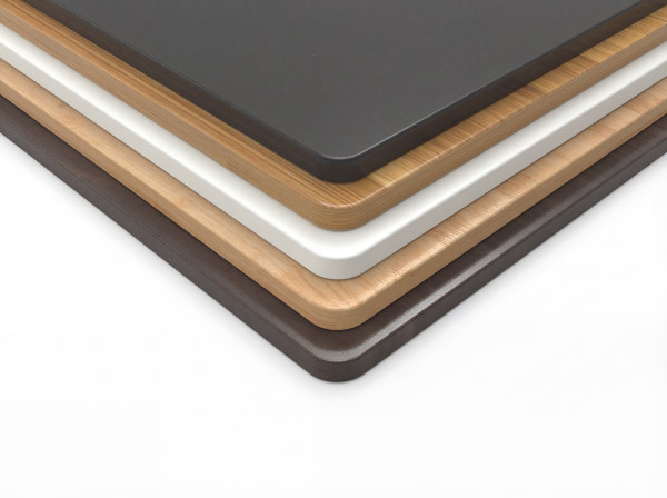 The JoyDesk desktop finishes, stacked