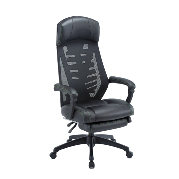 Exon GAMING – Leather Gaming Chair Black