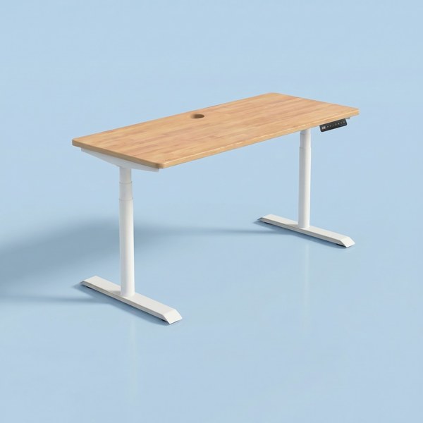 Round Columns Standing Desk – KING Pro